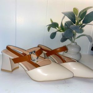 BRAND NEW chunky heal shoes